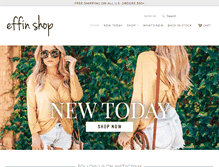 Tablet Screenshot of effinshop.com